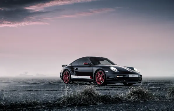 Picture car, Porsche, black, rechange, porsche 911