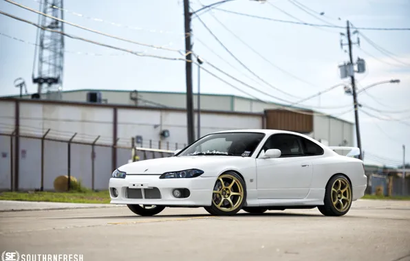 Picture nissan, turbo, white, japan, jdm, tuning, silvia, s15, low, datsun