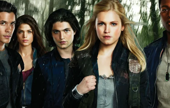 Picture Marie Avgeropoulos, Hundred, The 100, Eliza Taylor, Thomas McDonell
