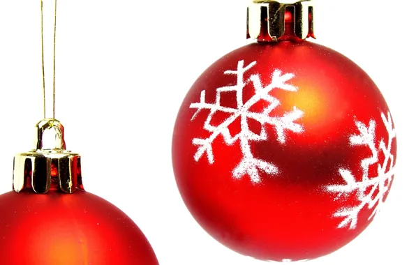 Picture holiday, balls, toys, ball, Christmas, snowflake