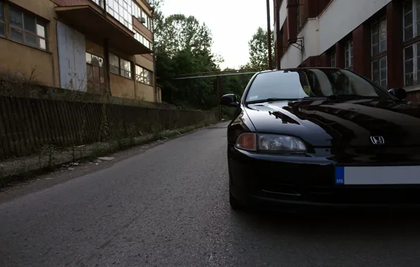 Picture car, honda, black, civic, front, serbia, clean, honda civic, gen, fifth, fifth generation, civic 5, …