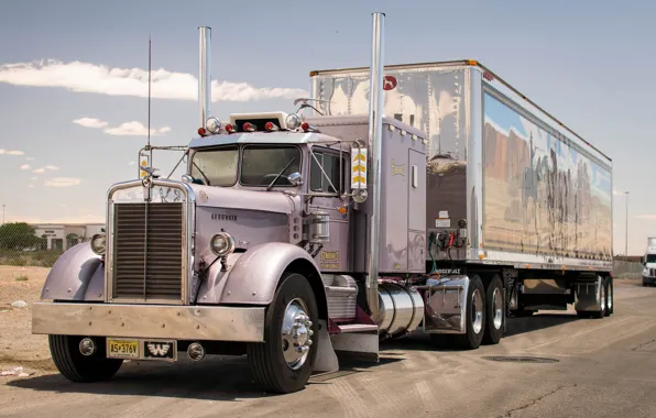Picture truck, the front, tractor, 1956, Kenworth