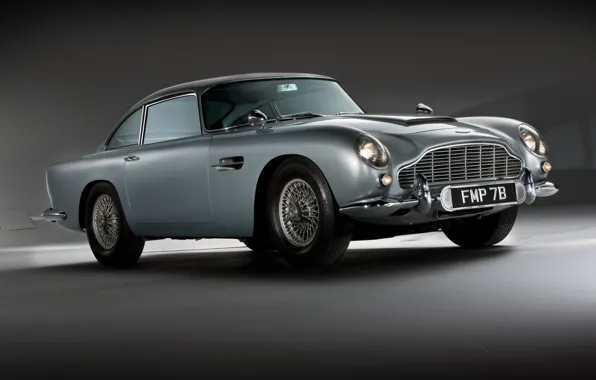 Picture Aston Martin, classic, 1964, DB5, the James bond car