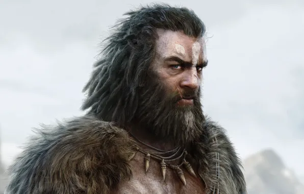Picture look, male, beard, Far Cry Primal, UbiSoft