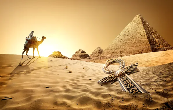 Picture Sand, Egypt, Camels, Cairo, Desert, Sunrises and Sunsets