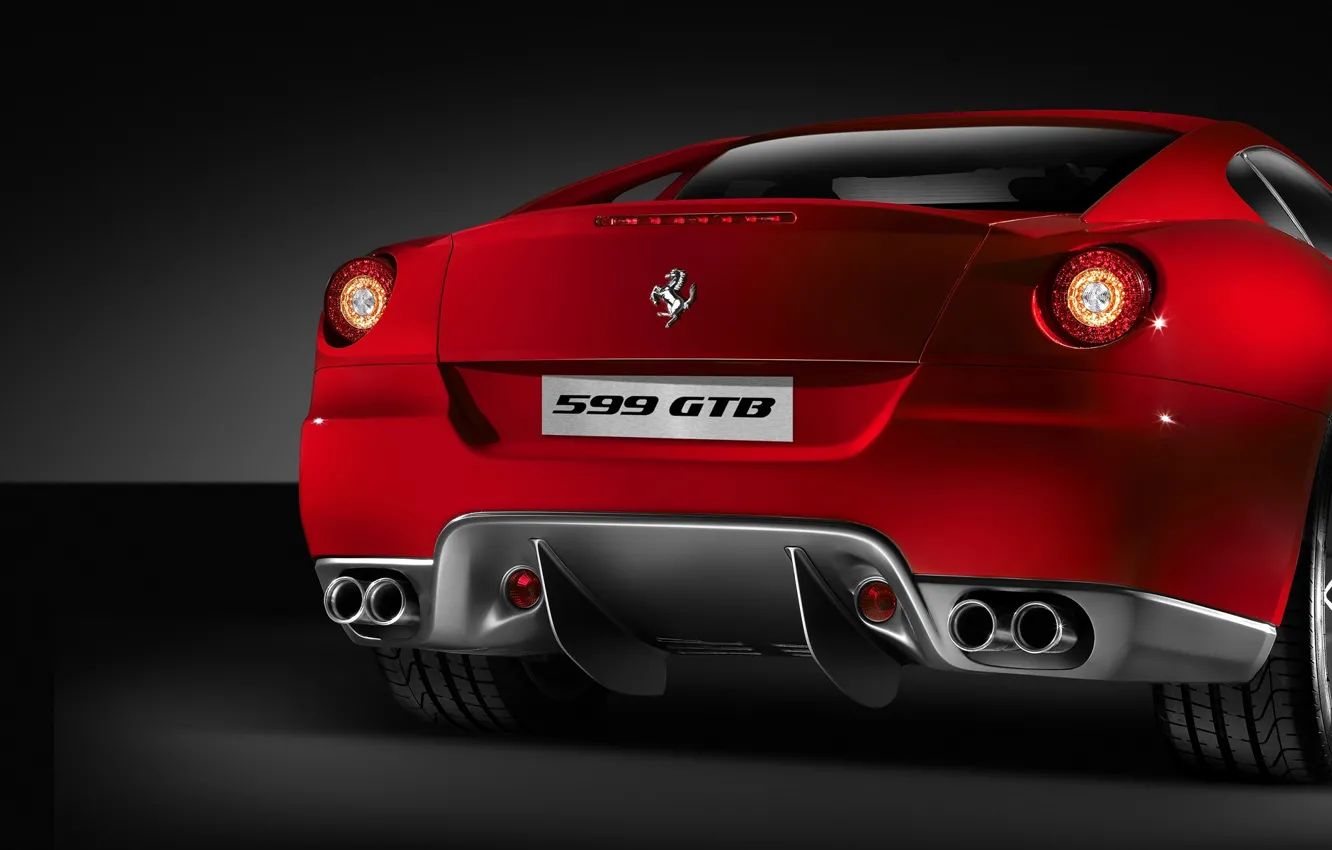 Photo wallpaper Ferrari 599 GTB Fiorano, Luxury, Exhaust