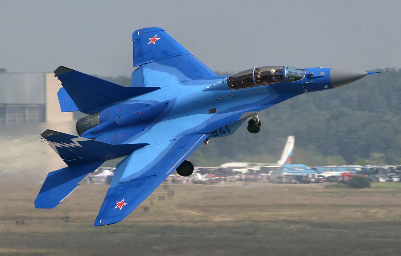 Photo wallpaper fighter, turn, The MiG-29K, deck-based aircraft