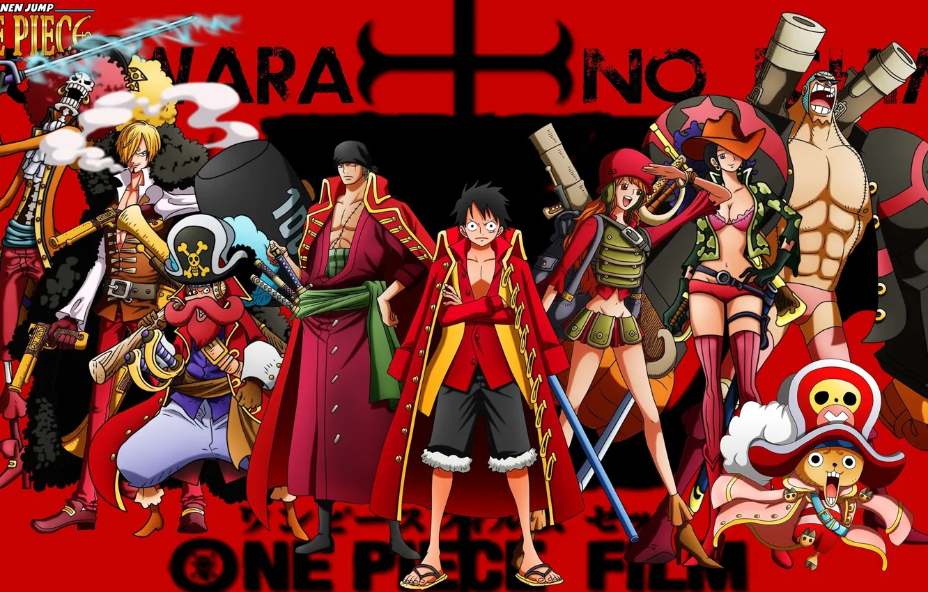 Photo wallpaper sake, sword, game, One Piece, pirate, weapon, anime, brook, katana, Robin, captain, asian, shooter, film, …