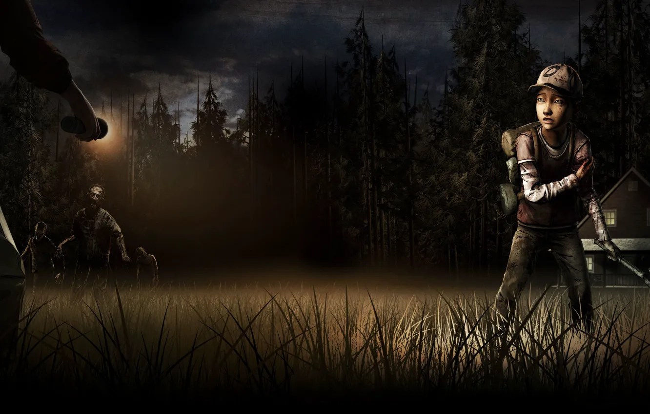 Wallpaper Zombies The Situation The Walking Dead Telltale Games A Telltale Games Series Survivors Clementine Hammer Season 2 Flashlight Images For Desktop Section Igry Download