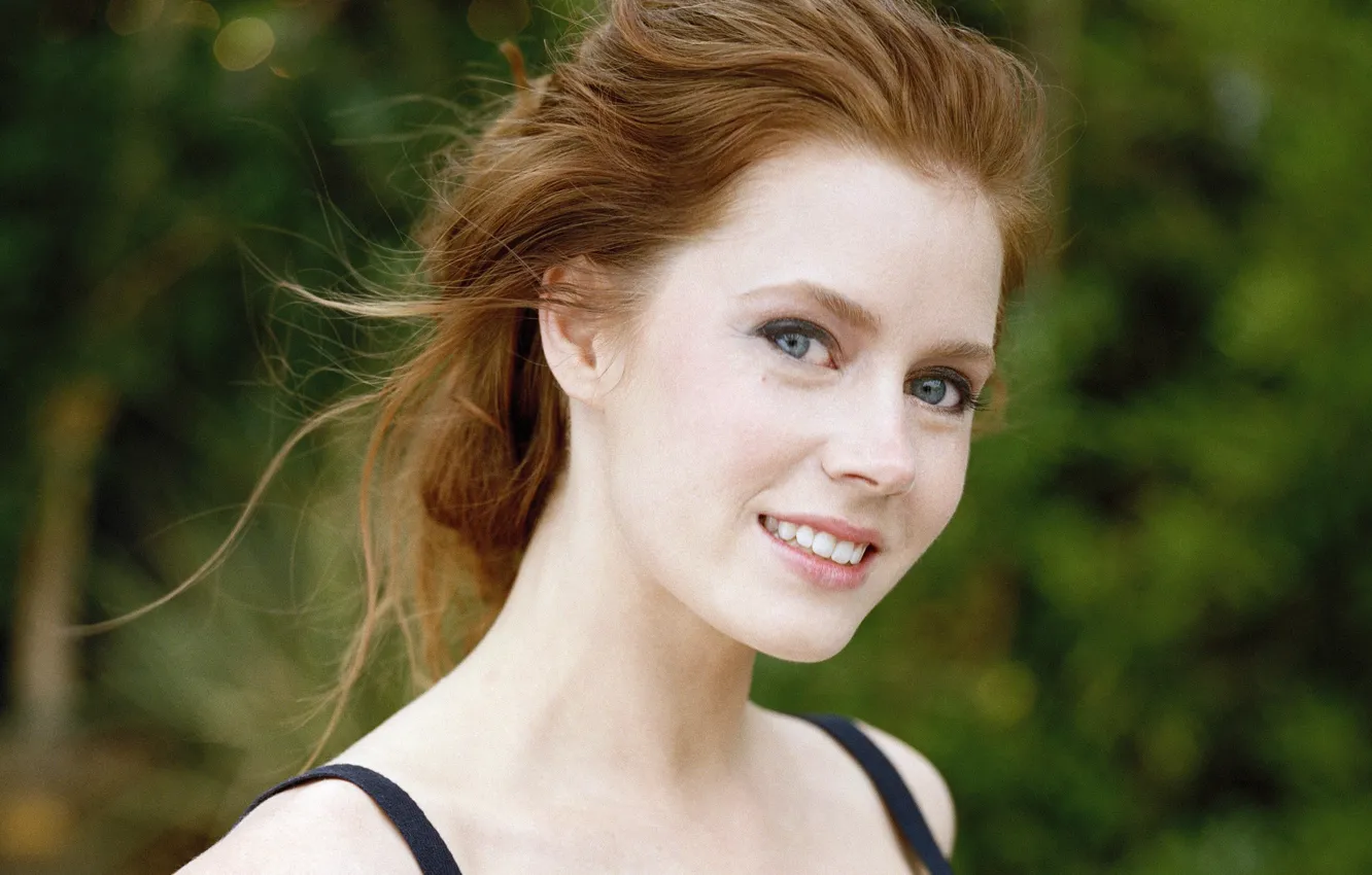 Wallpaper eyes, look, girl, face, smile, hair, actress, beautiful, Amy Adams  images for desktop, section девушки - download