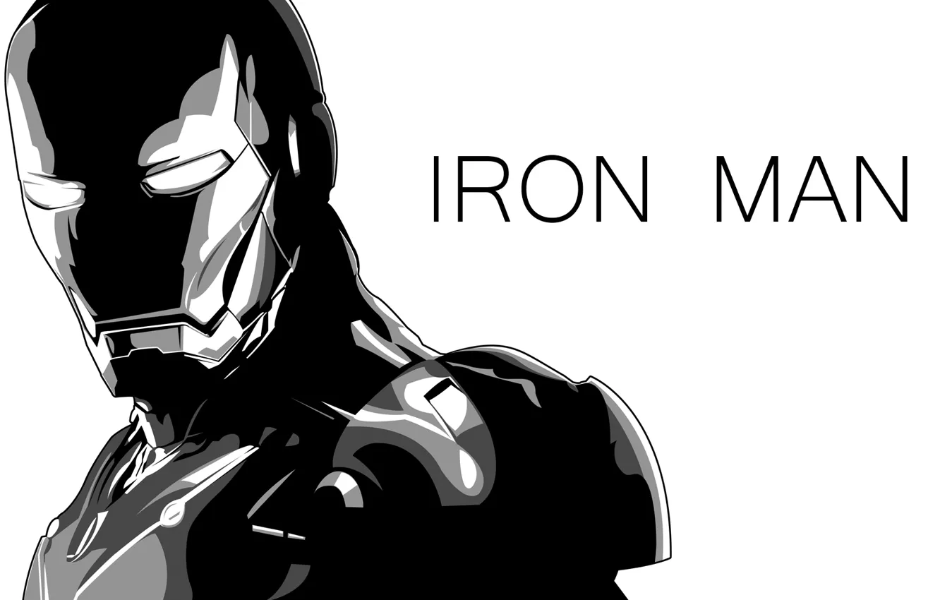 Wallpaper marvel, comics, iron man images for desktop, section минимализм -  download