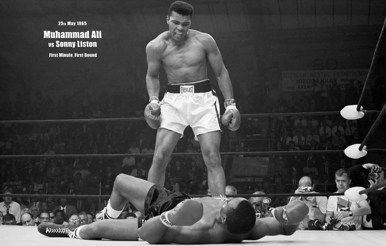 Photo wallpaper victory, blow, the ring, Legend, Ali, Boxing, Wings), Mohammed, (Muhammad