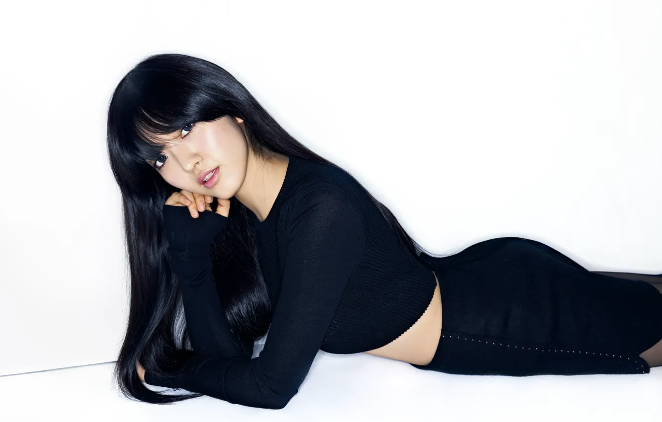 Photo wallpaper Girl, Sexy, Music, Asian, Beauty, Kpop, Korean, White Background, AOA, Chanmi
