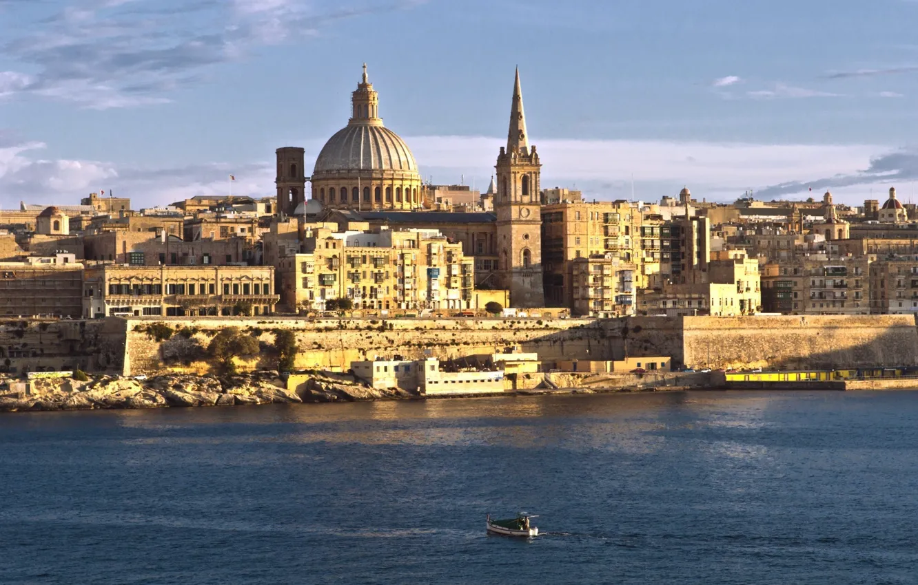 Photo wallpaper Malta, Valletta, Valletta, the ancient city