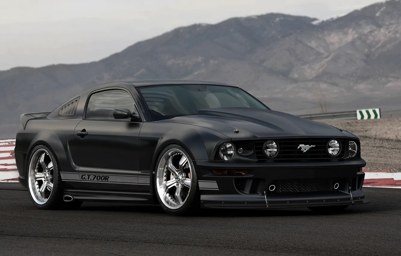 Photo wallpaper mustang, ford, gt700r
