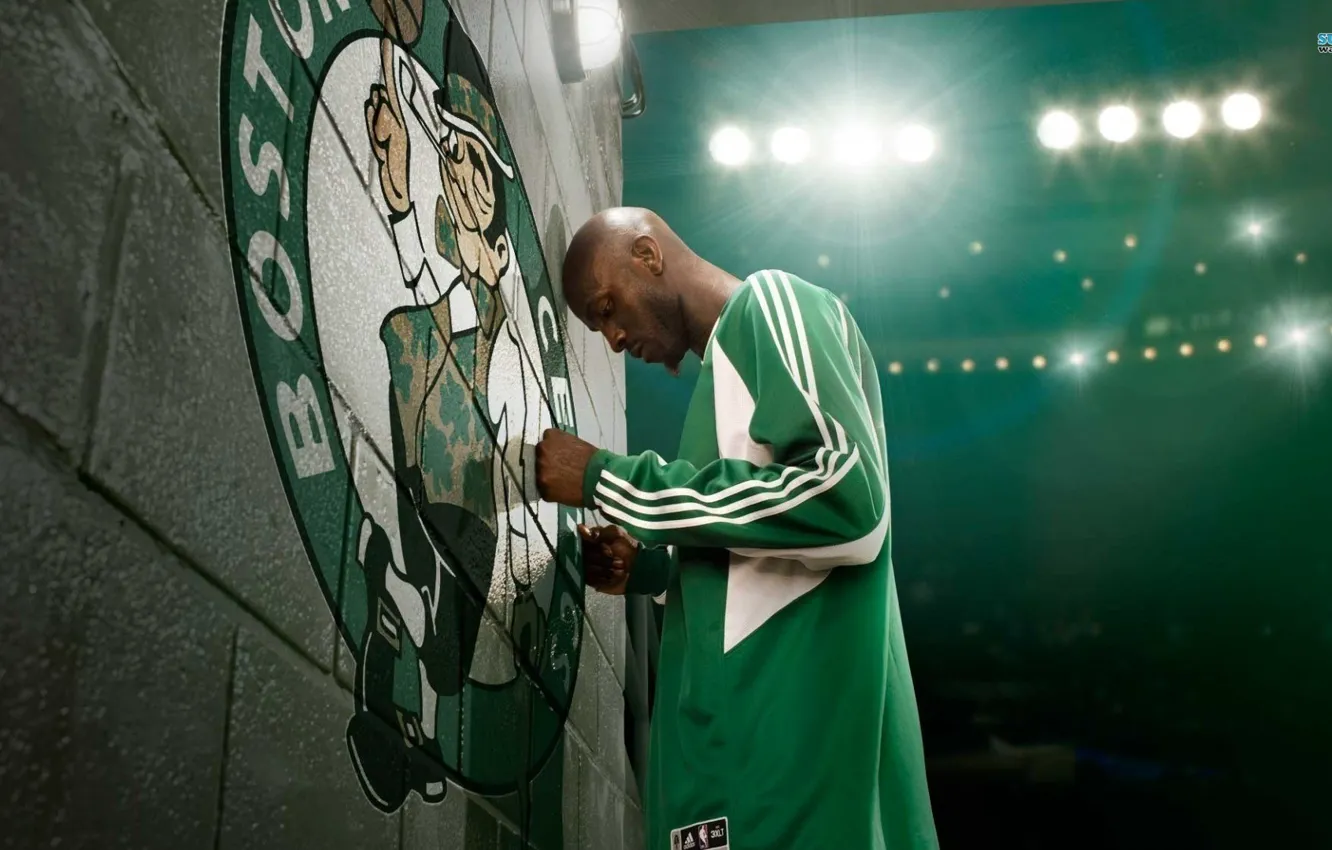 Photo wallpaper Sport, Basketball, Boston, Boston, NBA, Celtics, The Celtics, Kevin Garnett, Kevin Garnett