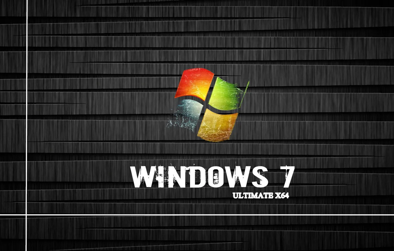 Wallpaper Windows 7, ultimate x64, box icons, shelve images for desktop,  section hi-tech - download