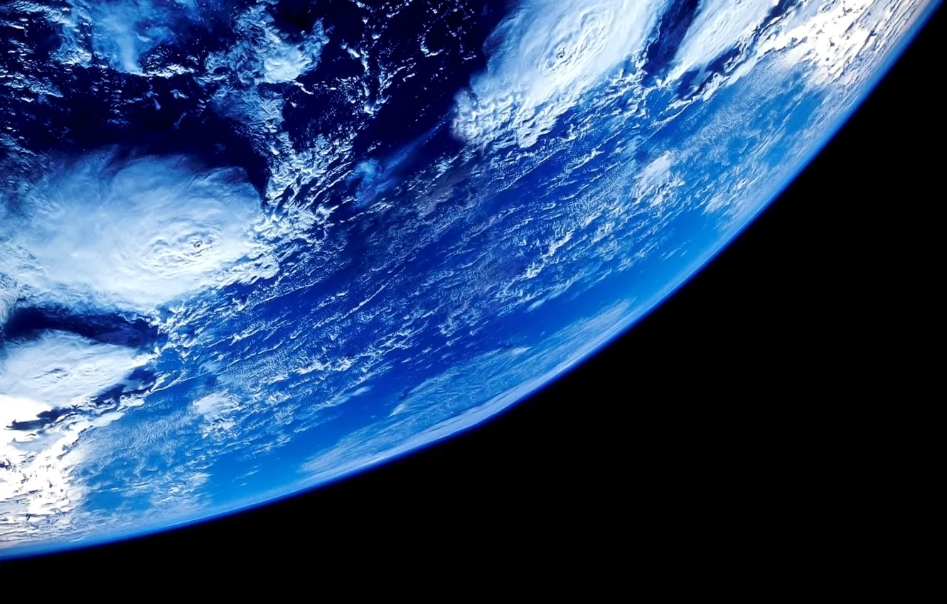 Wallpaper black, Earth, blue, planet images for desktop, section космос -  download