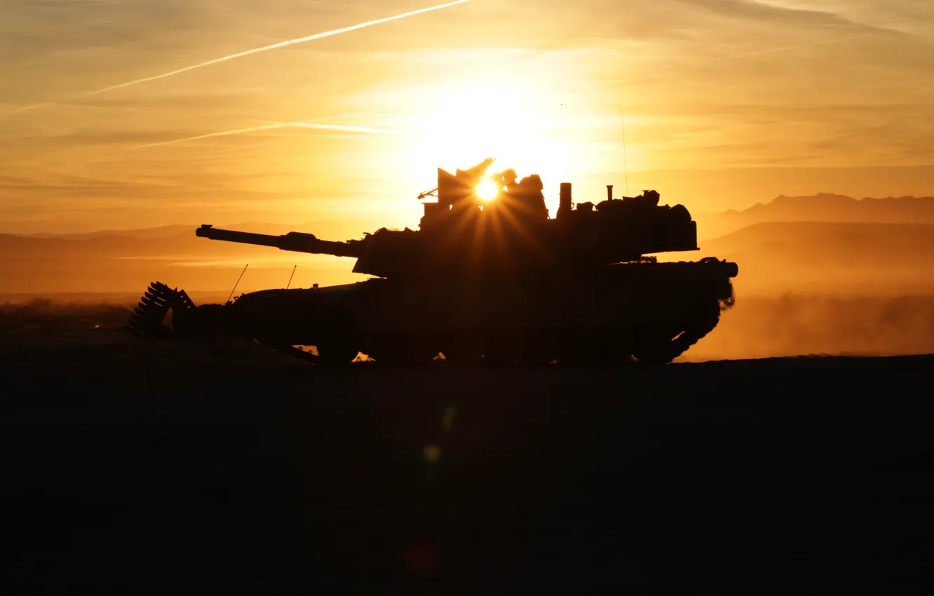 Wallpaper weapons, tank, M1A2 Abrams images for desktop, section оружие -  download