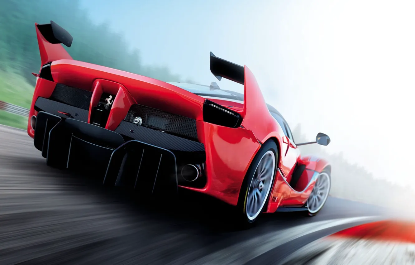 Photo wallpaper Ferrari, Race, Assetto Corsa, Simulator