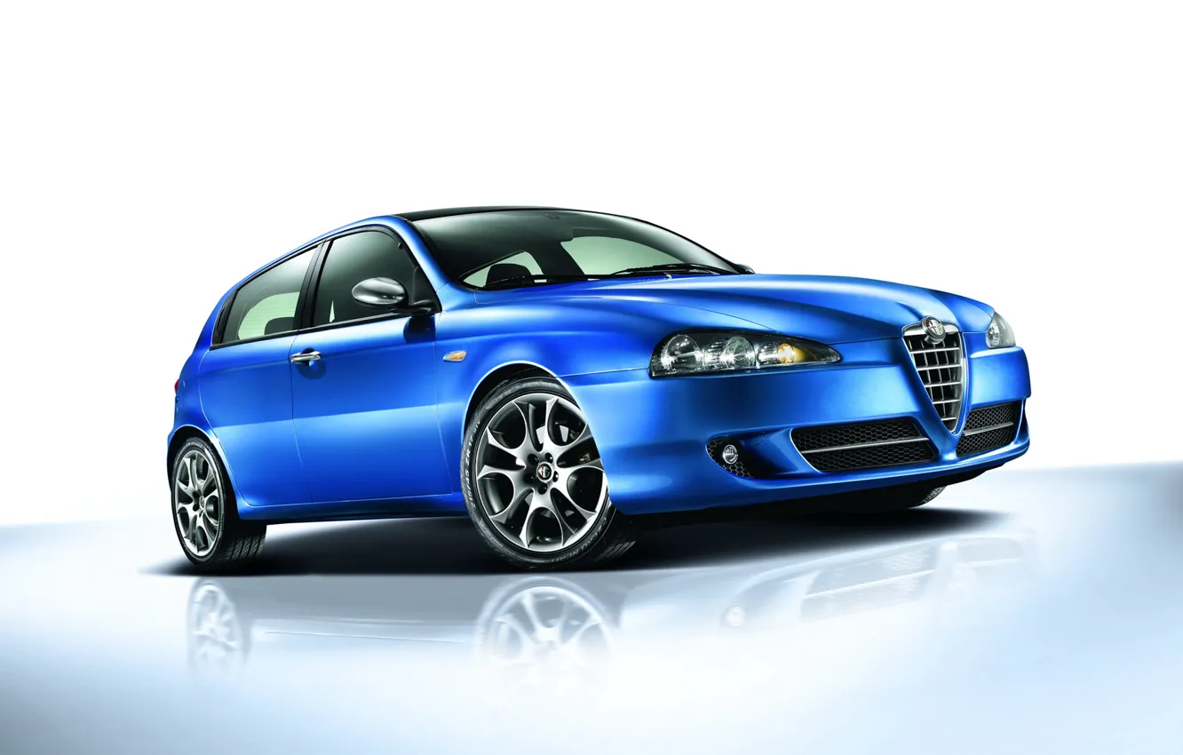 Photo wallpaper Blue, Alfa, Romeo, 147, Alfa 147, Alfa Romeo cars, Alfa Romeo 147 Wallpaper, Alfa Romeo …