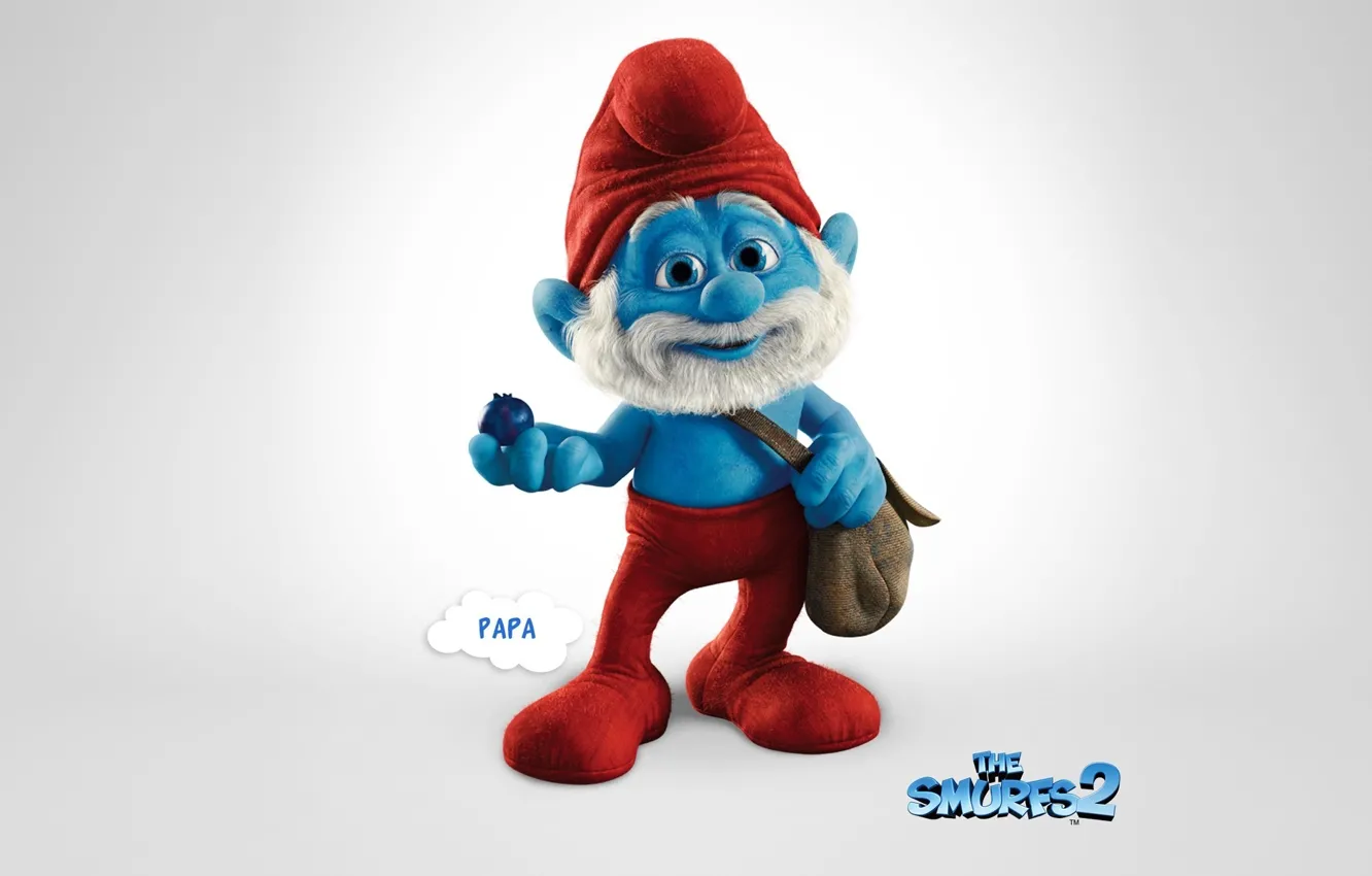 Wallpaper animation, wallpapers, cartoon, movie, the smurfs 2, papa images  for desktop, section фильмы - download
