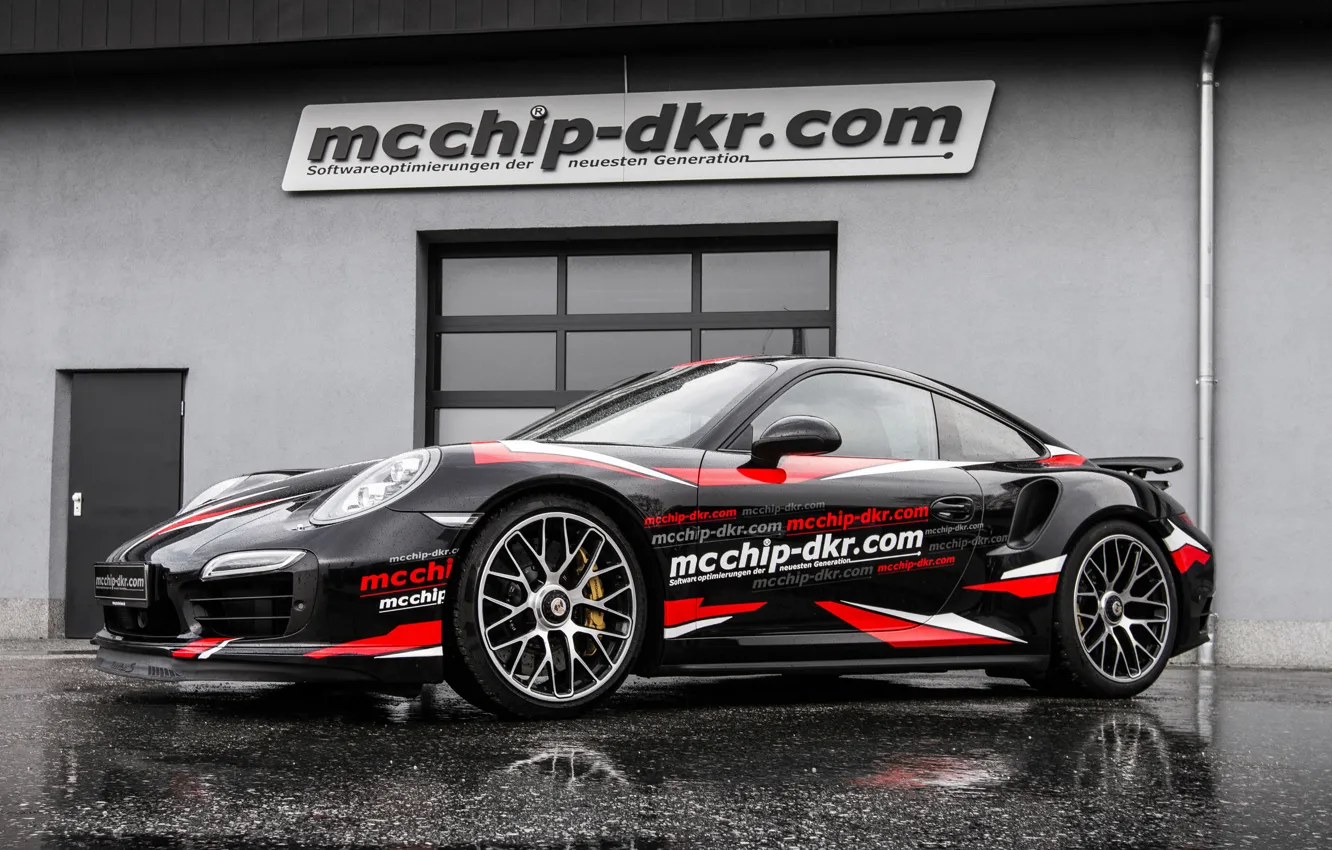 Photo wallpaper 911, Porsche, Porsche, 991, Turbo S, 2015, McChip-DKR