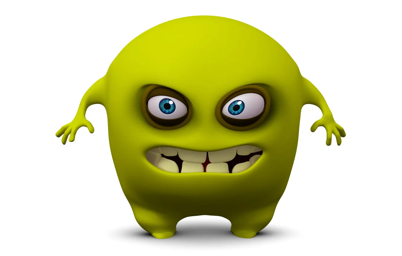 Wallpaper monster, monster, cartoon, character, funny, cute images for  desktop, section рендеринг - download