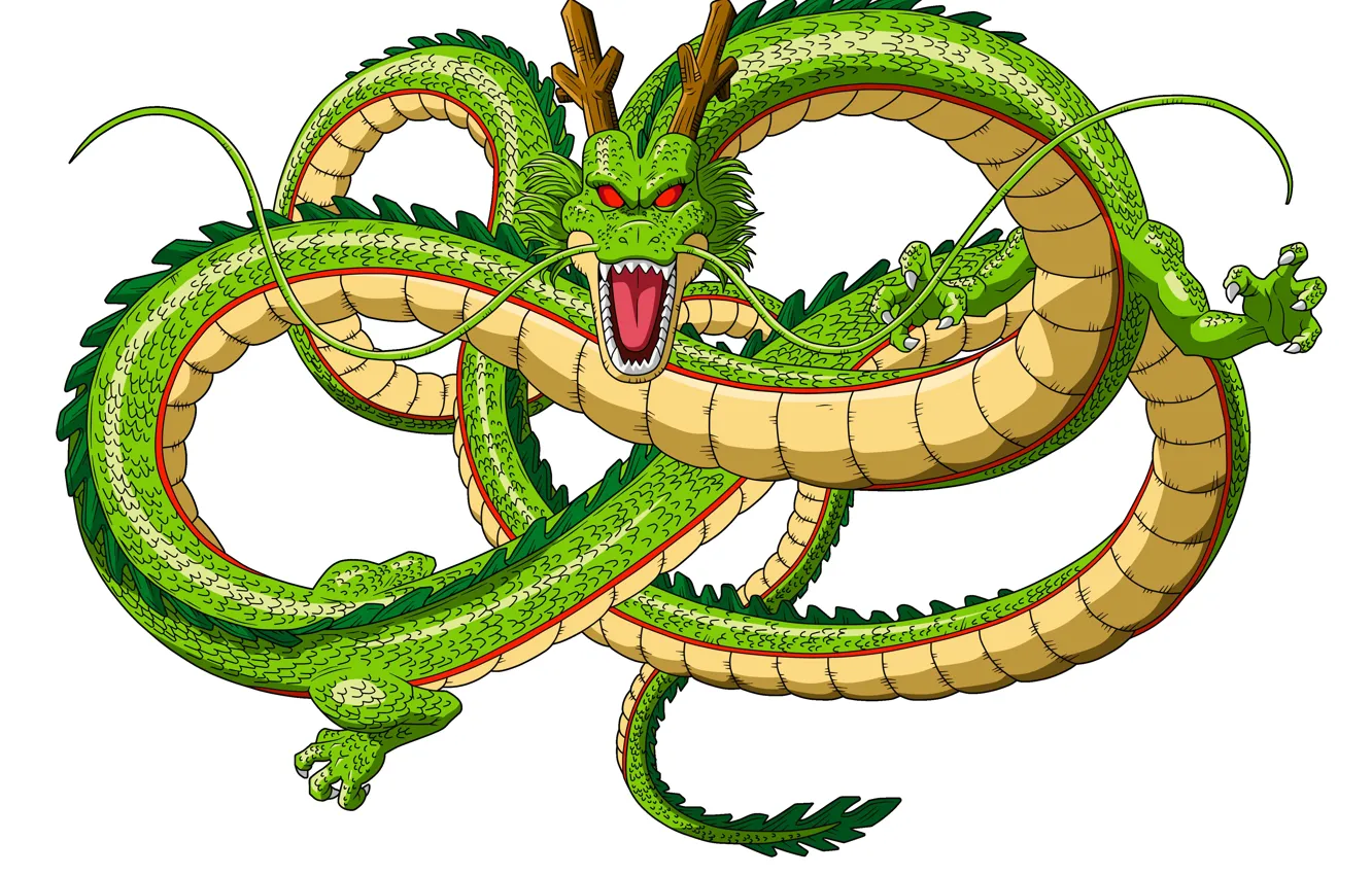 Wallpaper green, dragon, ball z dragon images for desktop, section  минимализм - download