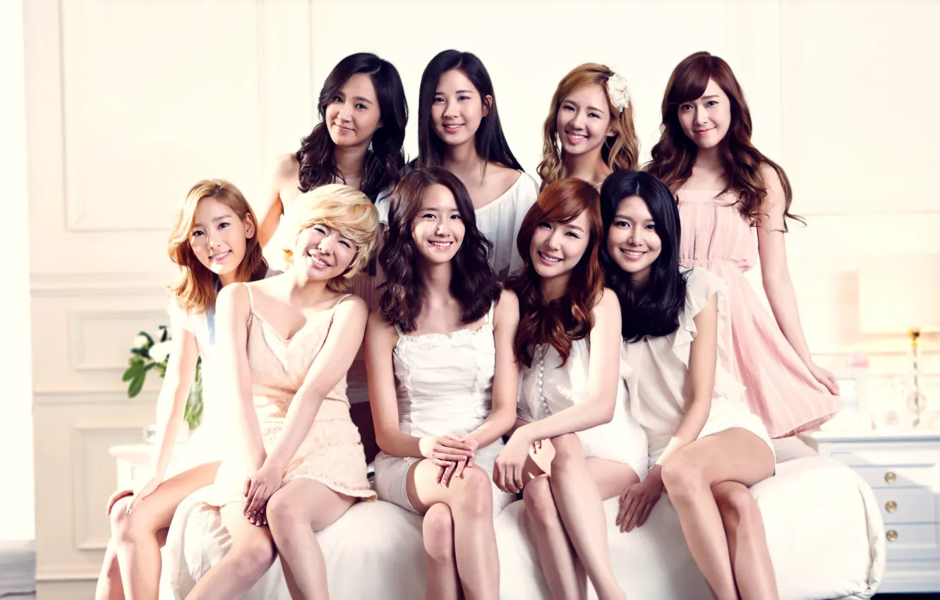 Photo wallpaper Music, Asian, Girls, SNSD, Kpop, Room, Cute, Dress, Girls' Generation, Korean, Beuaty