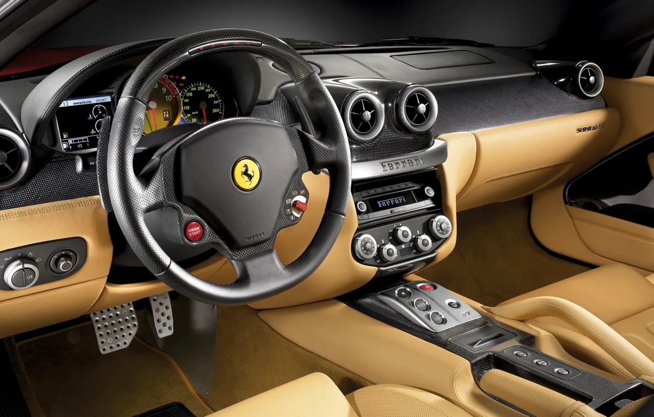 Photo wallpaper Ferrari, salon, GTB, Ferrari 599