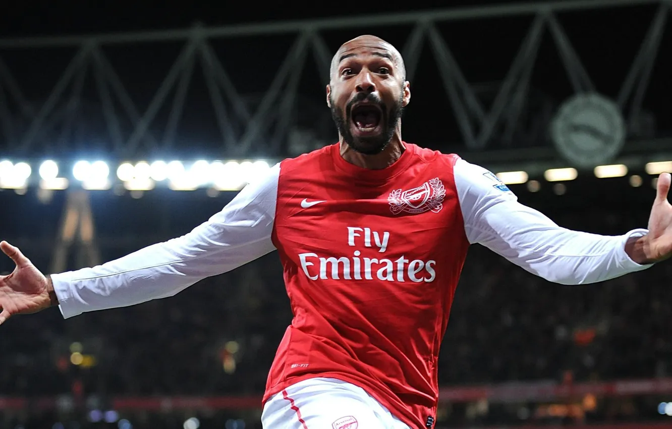 Wallpaper Thierry Henry, Gunner, French footballer images for desktop,  section спорт - download