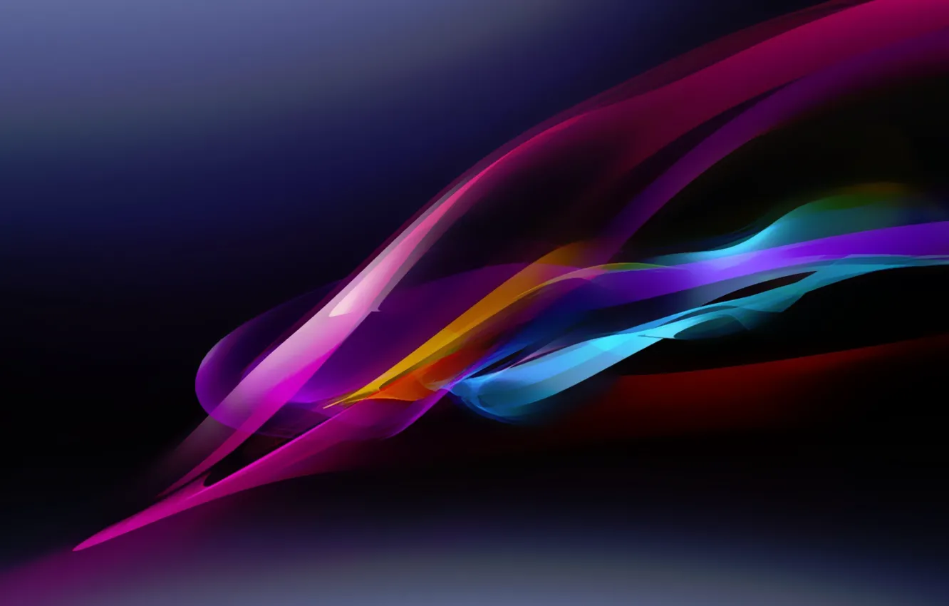 Wallpaper abstract, blue, pink, multicolor images for desktop, section  абстракции - download