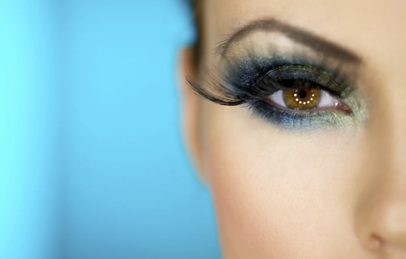 Wallpaper woman, eye, makeup, eyelash