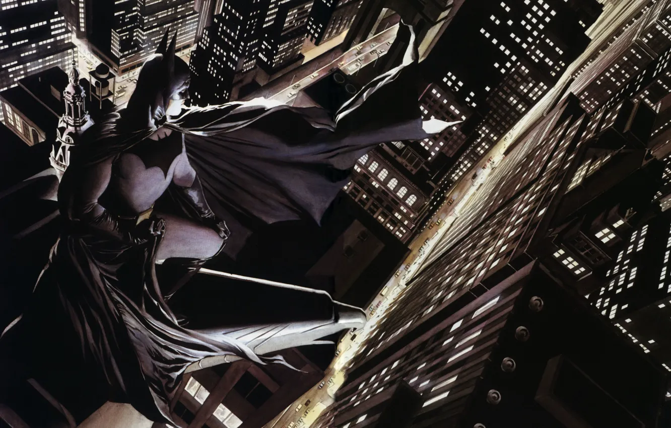 Wallpaper Batman, Batman, Gotham, Gotham, Alex Ross images for desktop,  section фантастика - download