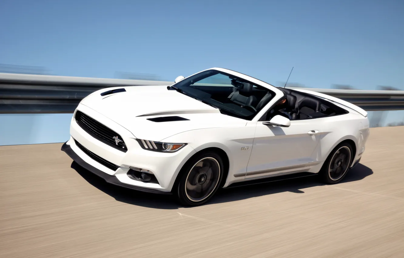 Photo wallpaper Mustang, Ford, Mustang, convertible, Ford, Convertible, 2015, California Special
