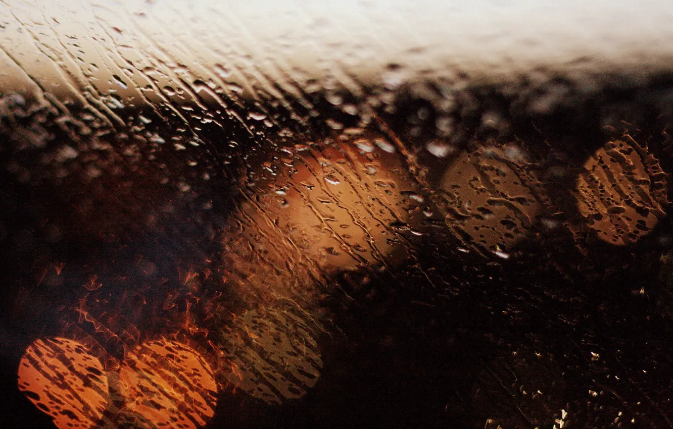 Photo wallpaper glass, water, drops, macro, lights, background, rain, widescreen, Wallpaper, blur, window, wallpaper, rain, widescreen, background, …