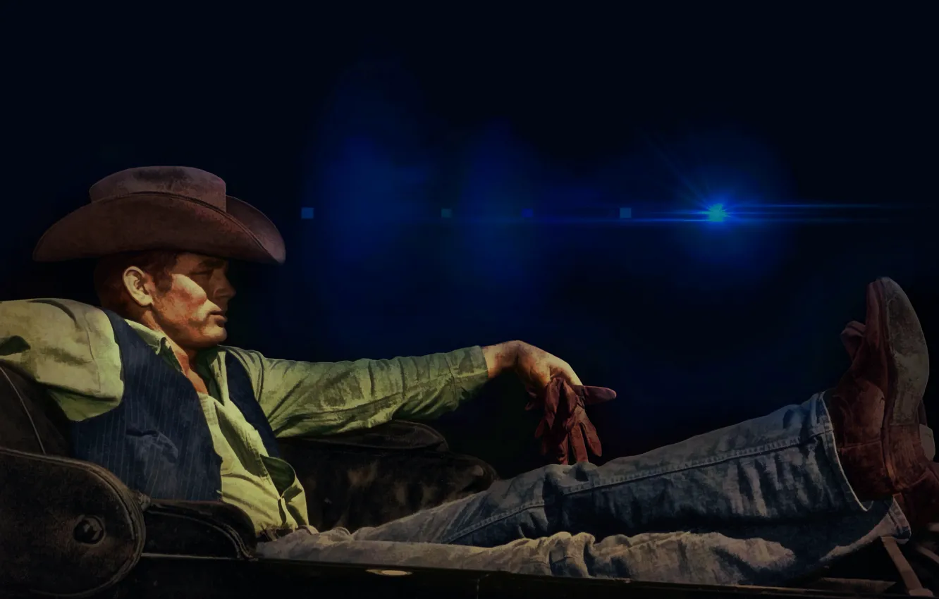 Photo wallpaper background, hat, actor, James Dean