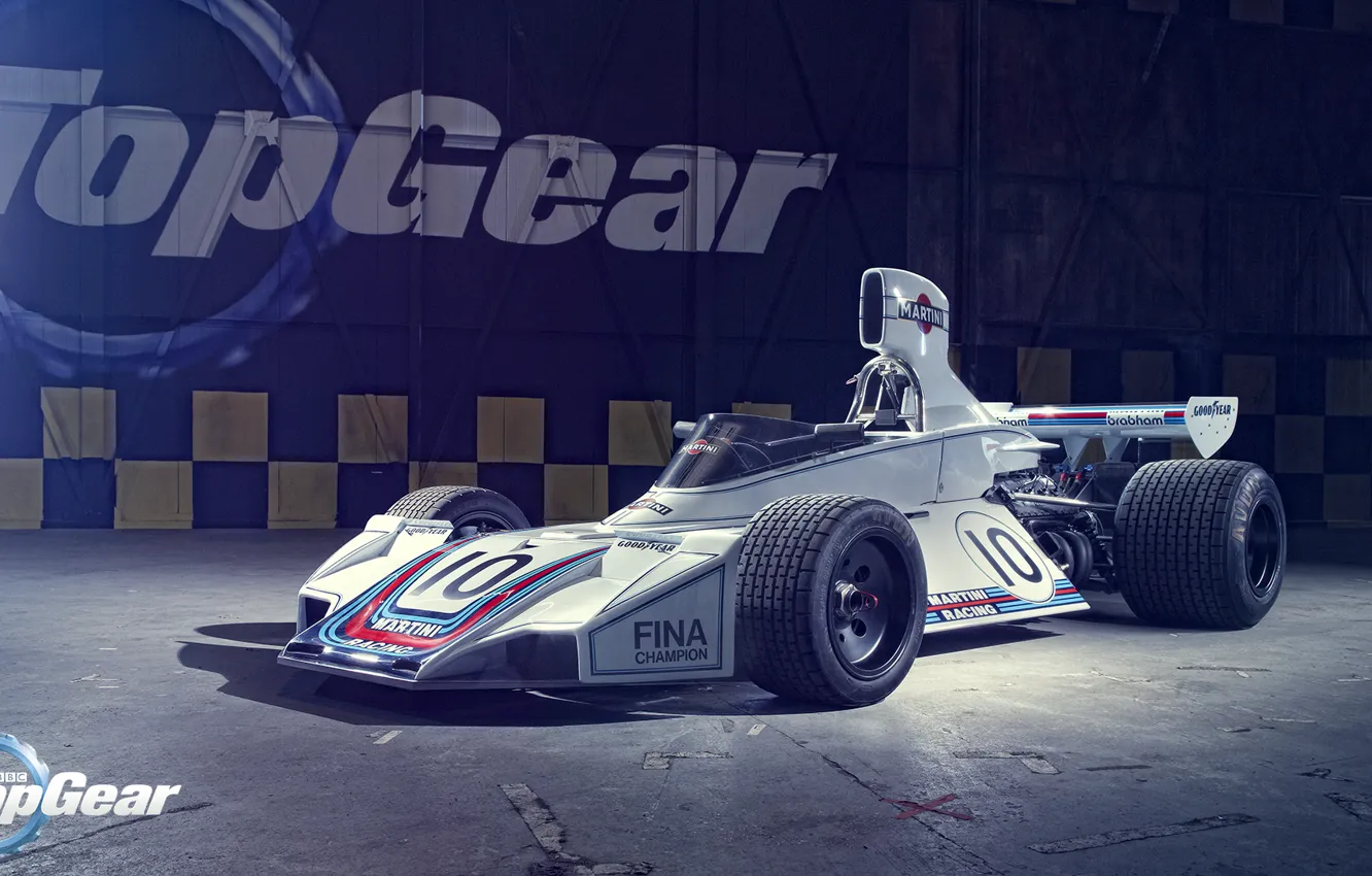 Photo wallpaper Top Gear, Car, Race, Brabham BT44