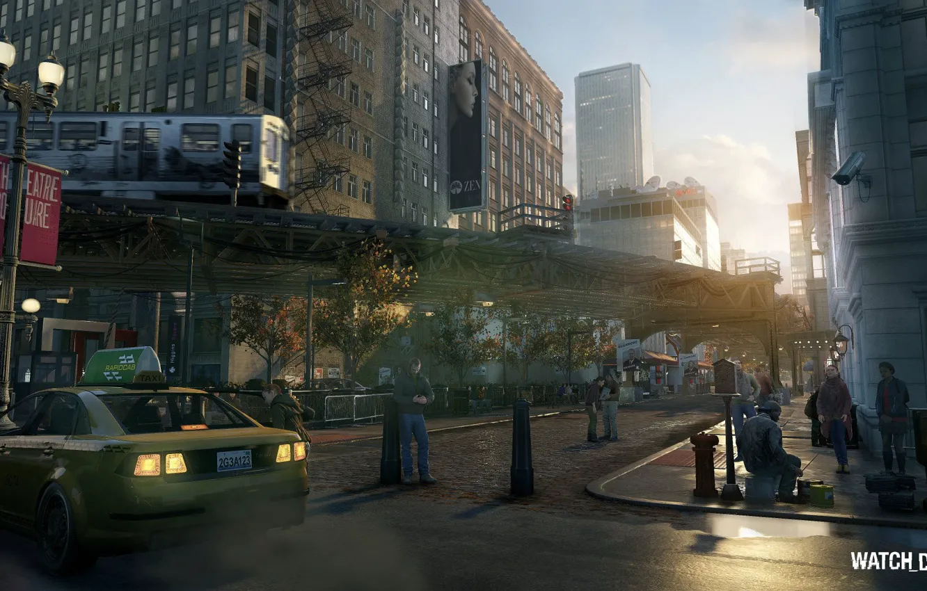 Wallpaper street, Chicago, Ubisoft Montreal, Watchdogs, watch dogs images  for desktop, section игры - download