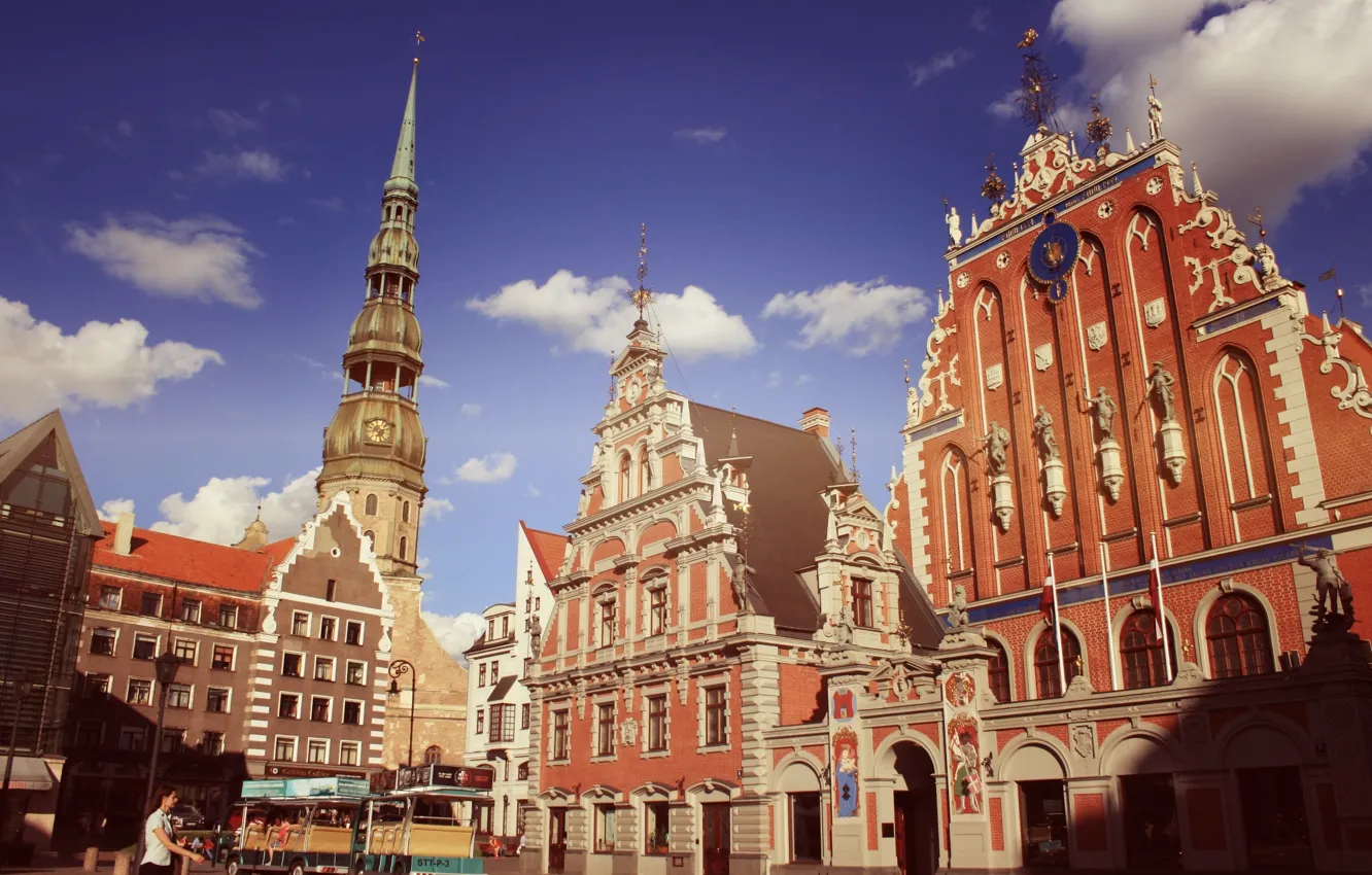 Wallpaper Riga, Old town, Three Brothers images for desktop, section город  - download