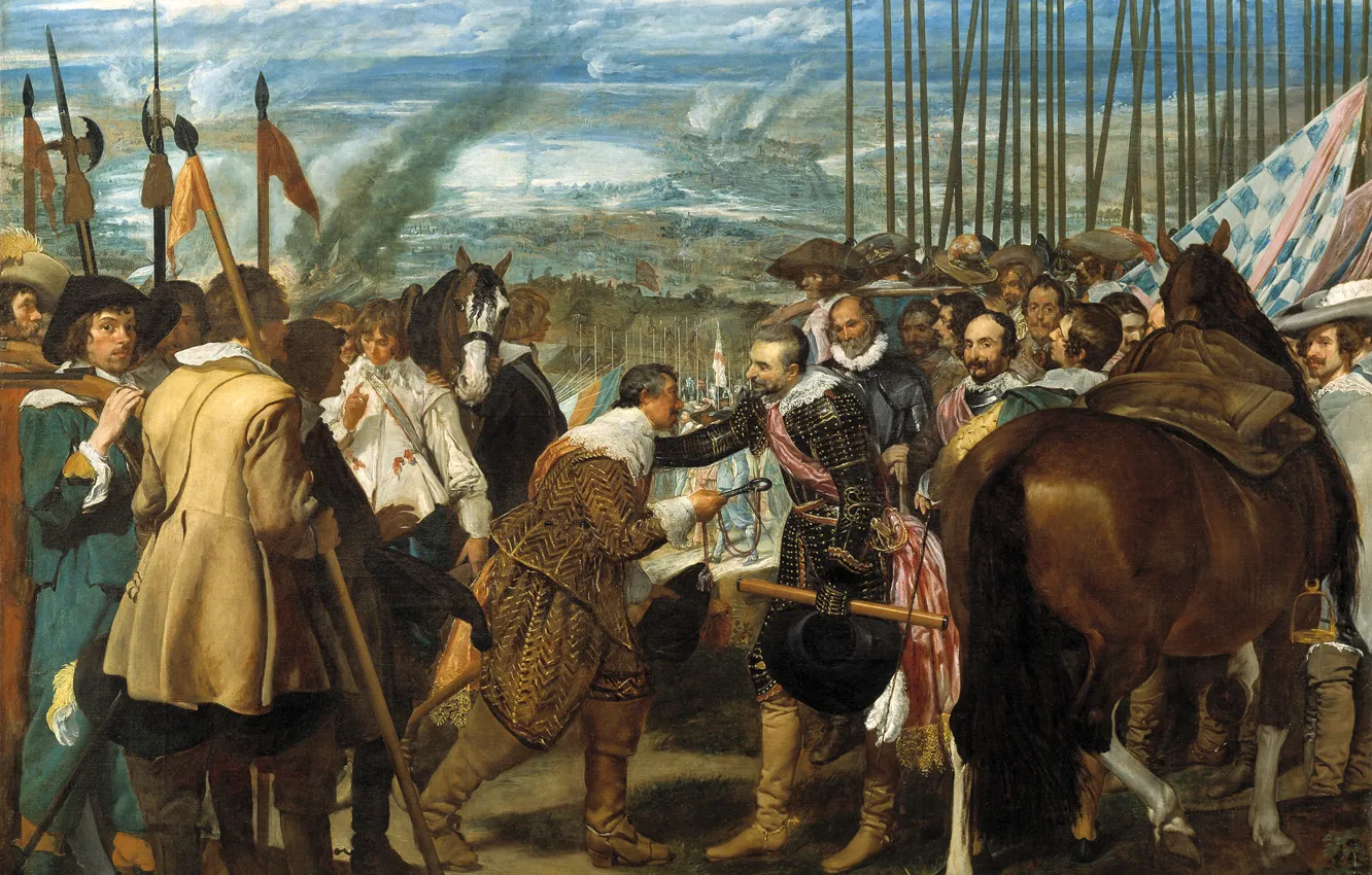 Photo wallpaper picture, genre, Diego Velazquez, The Surrender Of Breda
