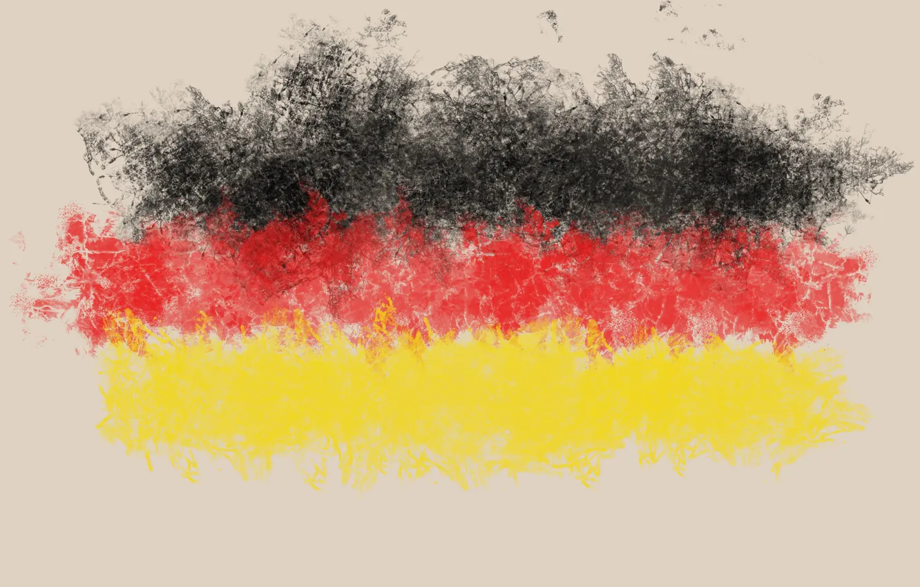 Wallpaper yellow, red, black, flag, Germany, germany, flag images for  desktop, section текстуры - download