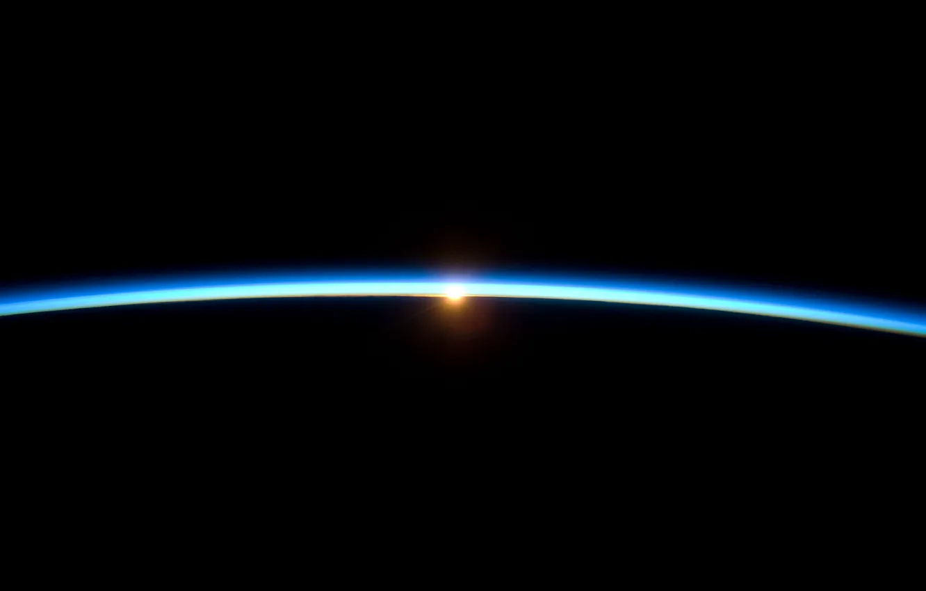 Wallpaper earth, space, NASA, sunset, sun, cosmos, atmosphere, sunset over  earth images for desktop, section космос - download