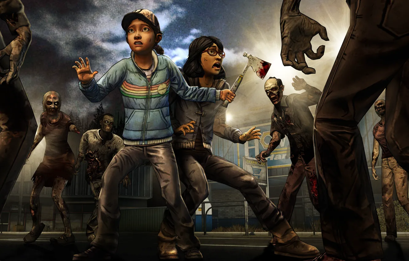 Wallpaper Zombies Episode 3 Sarah The Situation Telltale Games A Telltale Games Series Survivors Clementine The Walking Dead Season 2 Episode 3 Images For Desktop Section Igry Download