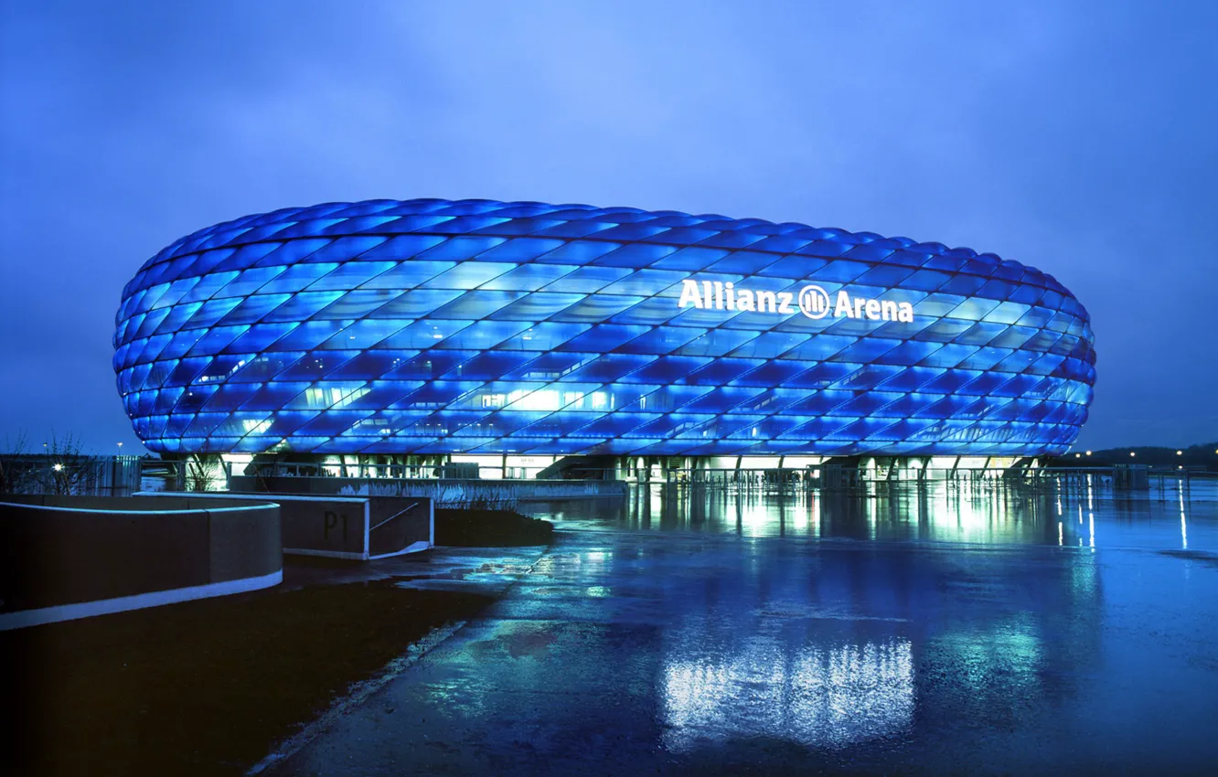 Wallpaper football, Munich, stadium, munich, Allianz Arena ...