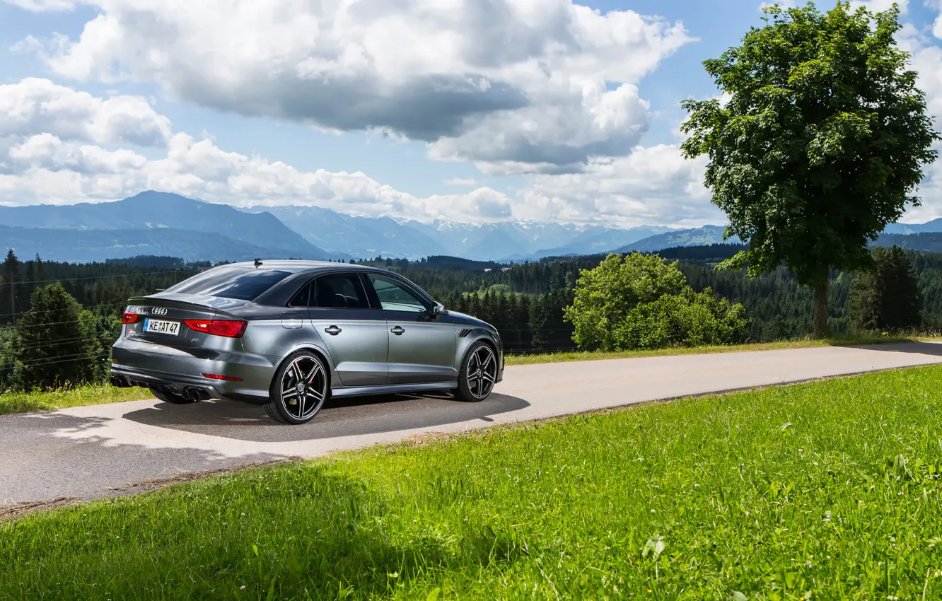Photo wallpaper Audi, Tuning, Sedan, ABBOT, 2015, Audi S3, Audi Tuning, 2015 Audi S3 Sedan ABT