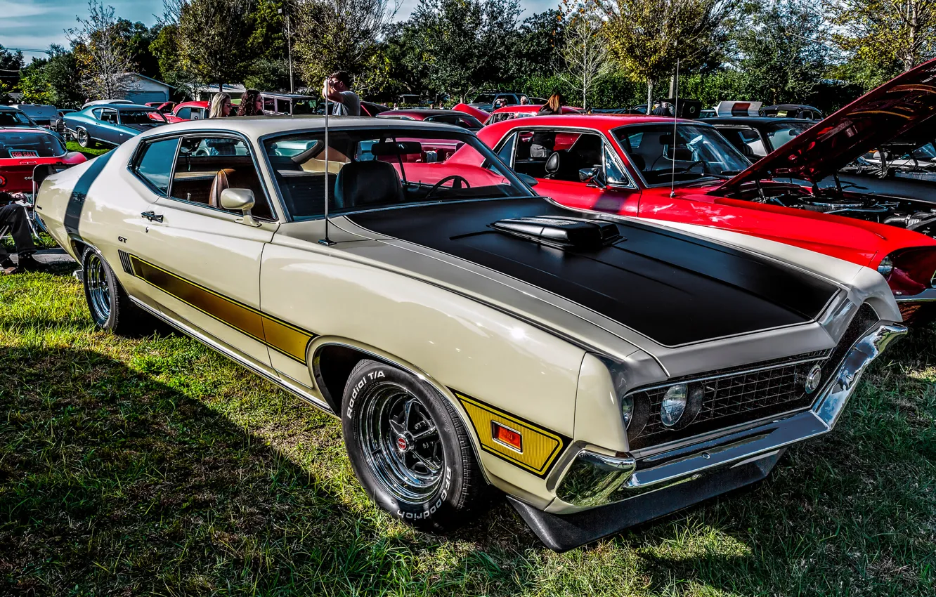 Photo wallpaper Ford, classic, Ford Torino GT